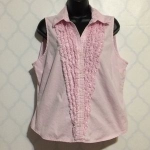 Tommy Hilfiger cotton candy pink tank top XL
